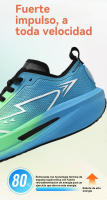 Zapatos acolchados con placa de carbono y superficie de malla transpirable de verano, zapatos deportivos para niños adolescentes - details 7