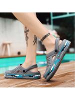 Sandalias con plataforma de camuflaje para hombre, zuecos con suela Eva, a la moda, para verano y exteriores - details 11