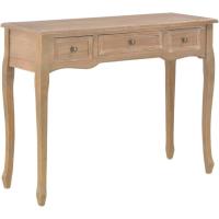 Mesa de entrada recibidor consola 3 cajones madera MDF mesa auxiliar pasillo vestíbulo comedor teléfono llaves mueble aparador tocador - details 26
