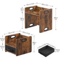 Set de Mesa y Silla Montessori Infantil de 1-3 Años Escritorio y Silla para Niños con Cajón - details 5