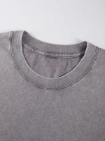 Camisetas lavadas con estampado abierto de sandía para mujer, Camiseta de algodón Y2K, Top holgado de Hip Hop, ropa suave y transpirable - details 37