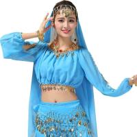 Tops brillantes con cuentas de lentejuelas en el vientre, disfraces de baile sexys, disfraces con flecos para festivales, discotecas, fiestas, Tailandia, India y Arabia - details 0