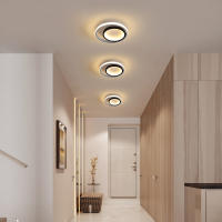 Goeco Lámpara LED Redonda Nórdica de Techo 28W Iluminación Moderna Acrílico Montaje en la Pared - details 10