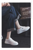 Aumento de altura zapatos pequeños blancos mujeres moda estudiante primavera 2023 nueva plataforma muffin zapatos mujeres calle - details 15