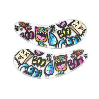 Se pueden reutilizar pegatinas multicolores con silicona elástica y un par de pegatinas para ojos con logotipos, suaves y cómodas. - details 21