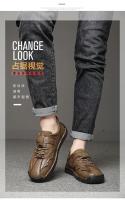 Nuevos zapatos transpirables antideslizantes de lujo a la moda, zapatos versátiles de ocio para hombres, zapatos ligeros y cómodos para caminar - details 2