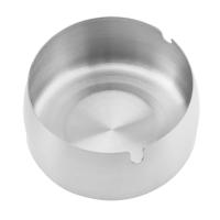 Ashtray Redondo De Acero Inoxidable Portátil Para Tabla Plata Metal Para Fumador Ash Tray De Smoker - details 18