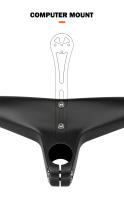 TOSEEK Mtb Handlebars And Stem 28.6mm-17Degree Carbon Integrated Handlebar For Mountain Bike 660~80070/80/90/100mm Bicycle Parts - details 6
