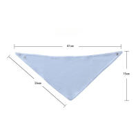 Toalla de Saliva Triangular de Algodón para Bebé Toalla de Recién Nacido con Botón de Presión - details 0