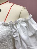 2025 nuevo vestido de hadas de color largo con hombros descubiertos y flores rotas para mujer primavera/verano - details 24