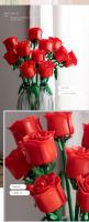 Regalos hechos a mano de bloques de construcción, flores inmortales, San Valentín, Navidad, Madre, Maestra, Día de la Mujer, - details 11
