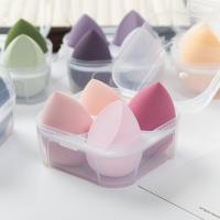 4-panel makeup egg with storage box Makeup Sponge Makeup Puff for wet and dry use - details 7
