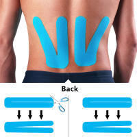 Cinta de kinesiología para deportes, Protector muscular de rodilla, 5cm x 5m - details 6