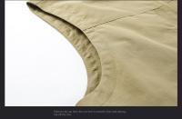 Chaleco De Hombre Para Otoño Y Primavera Chaleco Sin Mangas De Algodón Y Poliéster Con Bolsillos Multípleulos Estilo Casual Diario Cierre De Cremallera - details 3