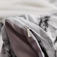 Juego de Ropa de Cama de Mármol Cubierta de Edredón Suave para Cama Doble Tamaño Rey - details 8