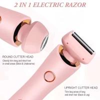 Maquinilla de afeitar eléctrica profesional 2 en 1, afeitadora eléctrica en seco y húmedo, resistente al agua, para depilación de mujer, para Bikini, pierna, brazo, axila - details 11