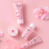 Sakura-Conjuntos y kits para el cuidado de la piel con suero limpiador, crema para ojos, crema con esencia, productos de belleza para mujeres, juegos de regalo, Kit de viaje de rutina - details 15