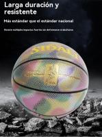 Balón Baloncesto Nocturno Tamaños 7 - Fosforescente + Reflectante (Adultos) - details 0