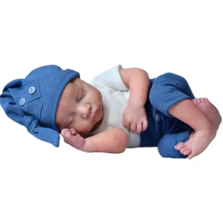Muñecas de bebé Reborn de 18 pulgadas, muñecas de bebé de la vida Real, muñecas recién nacidas para dormir con alimentación para niños de más de 3 años - 1
