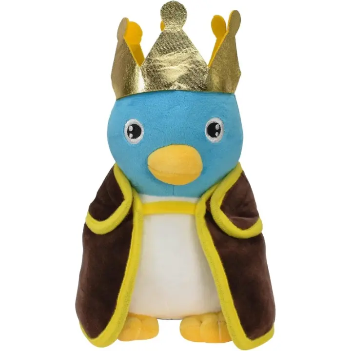 Super All Star Collection Bros Penguin King Peluche de juguete con la corona El manto se puede quitar 9,1" - 1