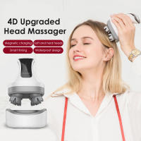 Masajeador eléctrico de cabeza antiestrés, terapia de luz roja y azul, amasamiento del crecimiento del cabello, rascador del cuero cabelludo, tejido profundo corporal, relajación, cuidado de la salud - details 2