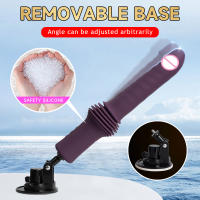 Consolador telescópico vibrador punto G estimulador de clítoris masajeador orgasmo empuje juguete Vaginal retráctil juguete sexual para mujeres adultas - details 2