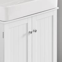 Armario de Baño de Suelo con 1 Estante y 2 Puertas 60 x 30 x 60 cm Ideal para Almacenamiento de Lavabo - details 34
