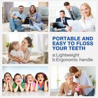 Irrigador bucal de hilo dental con 5 modos, limpiador de dientes de agua, 6 puntas, portátil recargable a prueba de agua IPX7 - details 6