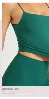 ZHUMU GYM Conjunto de Yoga Top Deportivo de Nylon para Mujeres Leggings de Pilates Fitness - details 9