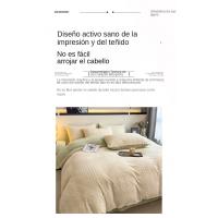 Conjunto de cuatro piezas de fibra de lecheSábana de lana de doble cara para maternas y niños edredón - details 8