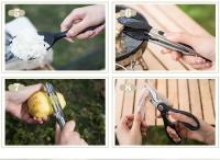 Juego de 8 piezas para exteriores, equipado con un juego completo de utensilios de cocina gruesos, kit de iluminación, vajilla, artículos para acampar y herramientas. - details 5