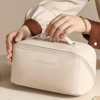 Bolso de cosméticos grande y portátil para mujeres, ideal para maquillaje, viajes, piel y artículos de tocador Organizador de - details 2