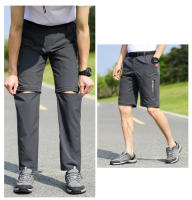 Pantalones de senderismo de secado rápido para hombre, pantalones de pesca ligeros convertibles, pantalones de trabajo Cargo con cremallera - details 11