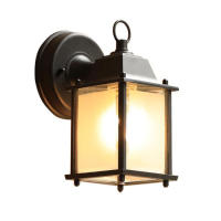 Lámpara de pared minimalista E27, luz de pared impermeable para exteriores, candelabros de vidrio para Patio, jardín, porche, pasillo, Retro, AC90-260V - details 2