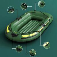 Bote inflable portátil para pesca, bote de Kayak, canoa, balsa para lago con bomba de extracción para adultos - details 5