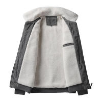 Chaquetas gruesas de lana para hombre, abrigo de PANA con cuello de piel a la moda, prendas de vestir militares informales, novedad de otoño e invierno, 2024 - details 7