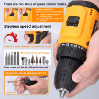 Geevorks-destornillador inalámbrico sin escobillas, Kit de herramientas de reparación multifuncional, 16,8 V - details 1