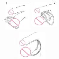 Juguete sexual para hombres adultos: Jaula de castidad con clip sexy, tapón anal, imitación de vagina femenina, en empaque privado. - details 5