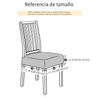 Sillas de Asiento deslizantes Para Casa, Hotel, Tela Jacquard Resistente al Agua - details 4