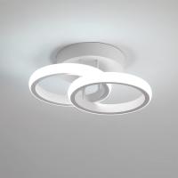 Plafón de Techo LED Redondo Blanco 22W GOECO, Luz Blanca 6500K, Aluminio,  25x17x9 cm - details 3