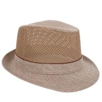 Sombreros de tela de malla transpirable para hombres, sombrero de bombín, primavera y verano - details 0