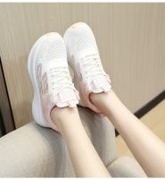 Zapatillas de deporte para mujer Suela gruesa Zapatillas de correr ligeras Flyknit transpirables de moda - details 12