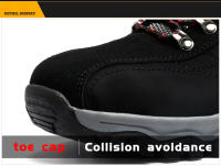 Botas de senderismo antideslizantes para hombre, zapatos de acampada al aire libre, senderismo y Trekking con cordones, zapatillas de caza y escalada, gran oferta - details 8
