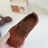 Zapatos de cuero para niñas, calzado de vestir versátil, informal, con fondo suave, estilo coreano, a la moda, otoño, 2024 - details 8