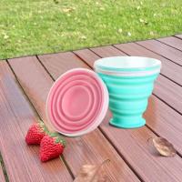 Taza de silicona para exteriores cubierta de 300 ml, suministros para acampar, taza VIE plegable portátil para senderismo y bebidas - details 10