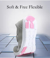 Zapatos informales de verano para mujer, zapatillas portátiles suaves, zapatos para caminar, suelas planas para mujer, zapatos blancos transpirables sin cordones - details 6