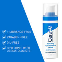 Cerave Ácido hialurónico con vitamina B5 y ceramidas, suero facial hidratante para pieles secas, sin fragancia, 1 onza - details 5