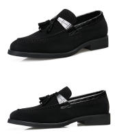 Zapatos de cuero de los hombres de la nueva moda de negocios puntiagudos zapatos de los hombres británico Su Liu versátil casual un pedal - details 15