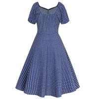 NOVEDAD DE VERANO 2025, vestido estampado con manga de burbuja y cuello cuadrado francés de nicho para ropa de mujer - details 21