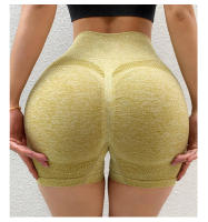 Pantalones cortos de yoga sin costura para mujeres, pantalones deportivos para gimnasios, pantalones ajustados para cintura alta - details 3